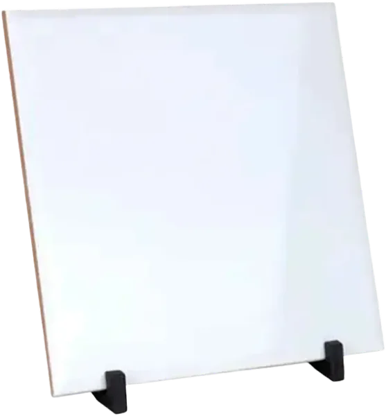 Azulejo de 20 por 20 cm com suporte