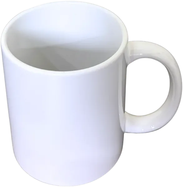 Caneca de porcelana branca personalizada