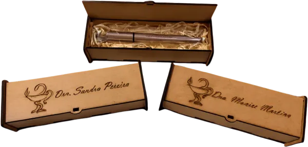 Case porta-caneta em MDF gravado